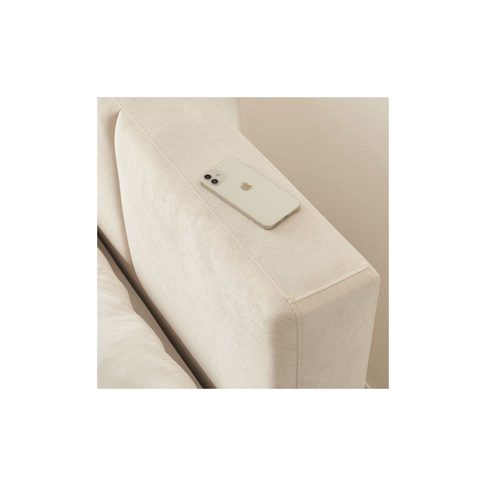 아씨방가구 이지클린 호텔 패브릭 침대 프레임 SS/Q 매트리스 선택