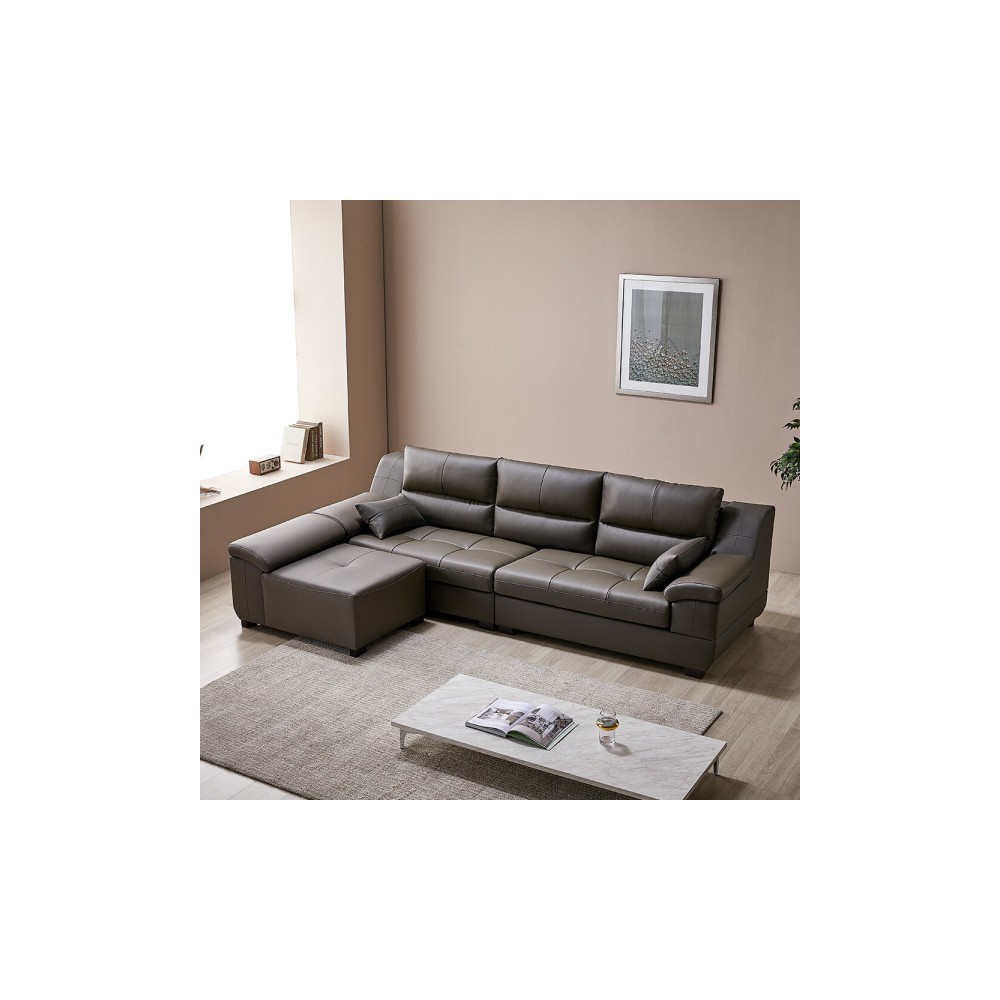 테라 라텍스탑 천연면피가죽 3인/4인용 쇼파 (소파스툴) 모음전