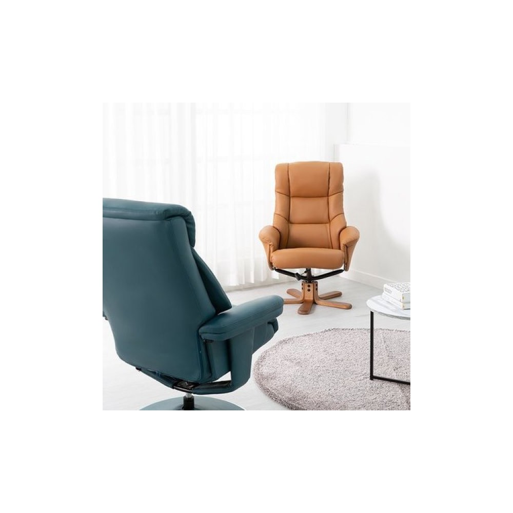 즉시할인 레스트 에어레더 라운지 회전소파의자/1인 리클라이너/부모님선물