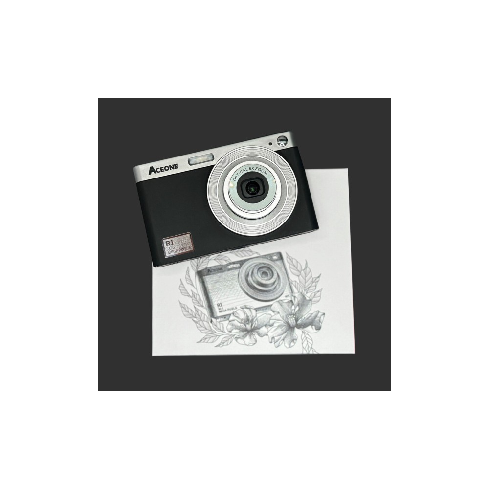 R1 레트로 디지털 카메라 똑딱이 소형 빈티지 미니