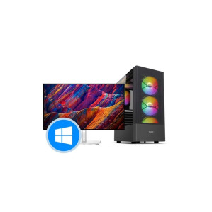 (포유컴퓨터)FORYOUCOM 14400F_GTX 1660 Super 윈도우 + 모니터 포함 조립PC 컴퓨터 데스크탑