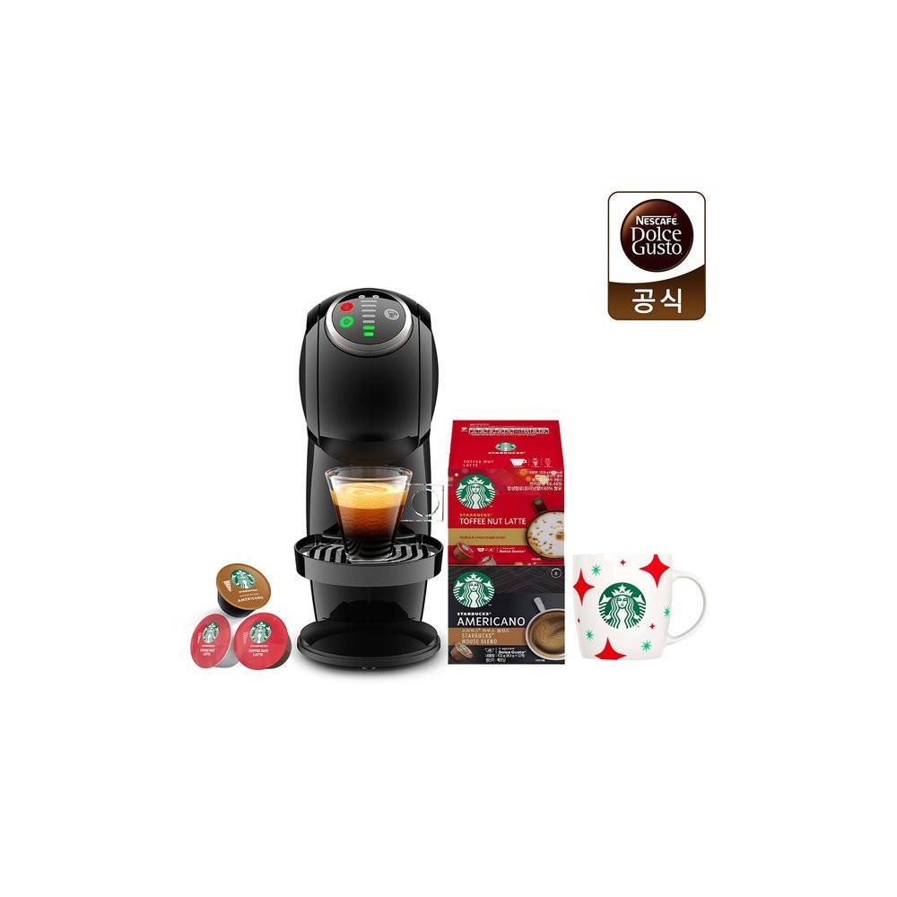 돌체구스토 지니오S플러스 홀리데이팩 한정 캡슐커피 머신