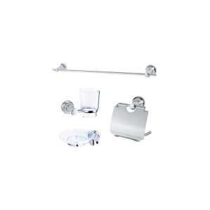 욕실 악세사리4종 SET(수건 휴지 비누 컵) SW