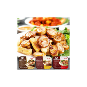 와룡식품 와룡막창 400g 3팩 SET (초벌/삶은/양념) + 막창소스 3팩