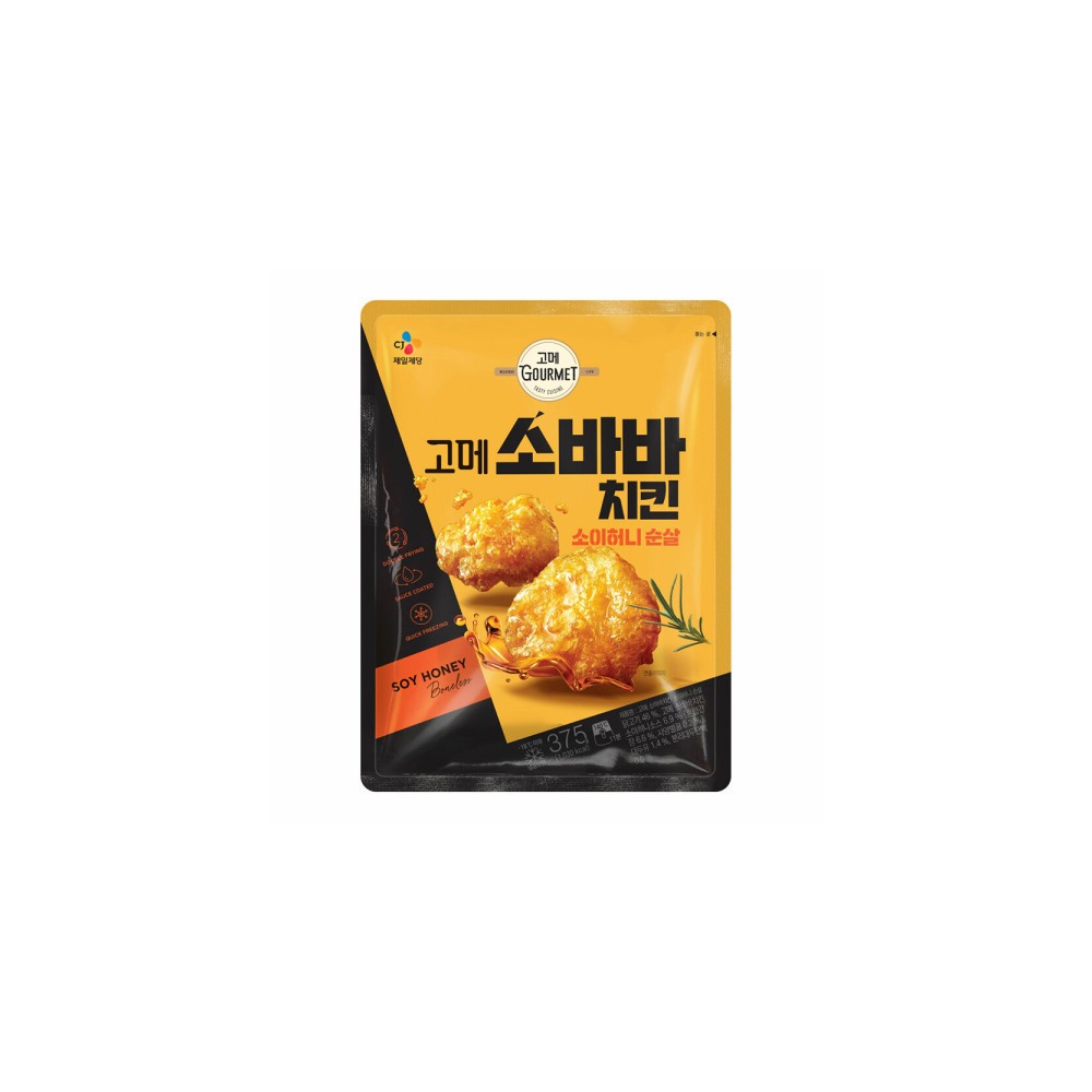 고메 소바바 치킨 소이허니 순살 375G x 3개